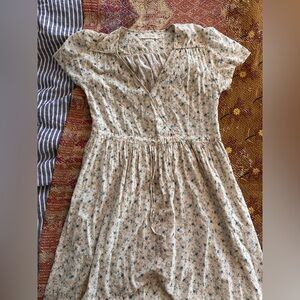 Christy Dawn Dawn Dress in Cream and Blue Floral small